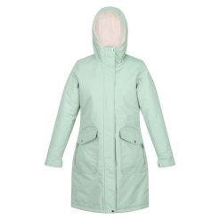 Kurtka Parka Ocieplana Przeciwdeszczowa Damska Romine. Zielone kurtki damskie Regatta, xl, bez kaptura. Za 152.99 zł.