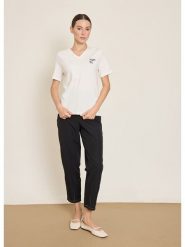 BGN Koszulka w kolorze białym rozmiar: 34. Białe t-shirty damskie BGN, bez wzorów, bez kołnierzyka. Za 56.99 zł.