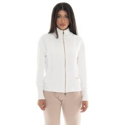 Bluza zimowa Leone 1947 Warm Touch Damen,Reißverschluss und Strickeinsätzen. Białe bluzy bez kaptura damskie LEONE 1947 APPAREL, z elastanu. W wyprzedaży za 206.29 zł.