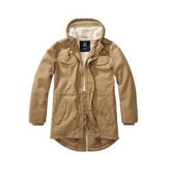 Parka Brandit Marsh Lake Teddy. Brązowe parki męskie Brandit, xl, z aplikacjami, z futra. Za 468.00 zł.