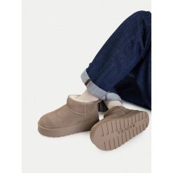 Śniegowce Badura. Szare śniegowce damskie Badura. Za 229.99 zł.