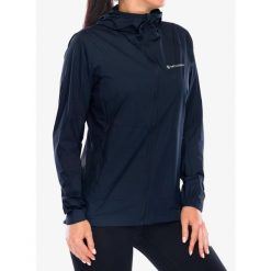 Kurtka przeciwwiatrowa damska Montane Featherlite Hoodie. Niebieskie kurtki damskie Montane, bez wzorów, z softshellu, bez kaptura. Za 459.99 zł.