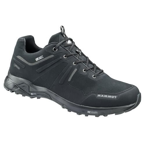 Buty turystyczne męskie Mammut Ultimate III Low GTX. Czarne buty trekkingowe męskie Mammut, z gore-texu, bez zapięcia, trekkingowe, gore-tex. Za 882.30 zł.