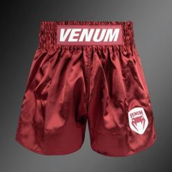 Venum Spodenki Muay Thai Classic Evo Bordowe L. Czerwone szorty męskie VENUM, z materiału, bez kołnierzyka. Za 248.95 zł.