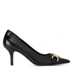 Szpilki Nine West. Czerwone szpilki Nine West, bez wzorów, bez obcasa. Za 229.99 zł.