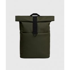 Plecak unisex 2Go. Zielone plecaki damskie NORDICDOTS, bez wzorów, z materiału. Za 275.00 zł.
