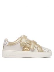 MICHAEL Michael Kors Sneakersy Jem Raine H&L MK05766256 Kremowy. Białe buty sportowe dziewczęce MICHAEL Michael Kors, bez wzorów, ze skóry, bez zapięcia. Za 389.99 zł.