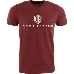 T-shirt męski Jimmy Sanders Vadingo bordowy. Czerwone t-shirty męskie Erima, m, bez wzorów, z bawełny, bez kołnierzyka. Za 49.28 zł.