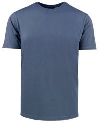 Męski T-Shirt -Brave Soul- Delikatny Efekt Sprania Tkaniny - Granat. Niebieskie t-shirty męskie Brave Soul, na lato, l, bez wzorów, z bawełny, bez kołnierzyka. Za 59.00 zł.