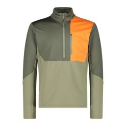 Bluza turystyczna męska CMP Zephyr. Zielone bluzy z kapturem męskie CMP, m, z elastanu. Za 253.50 zł.