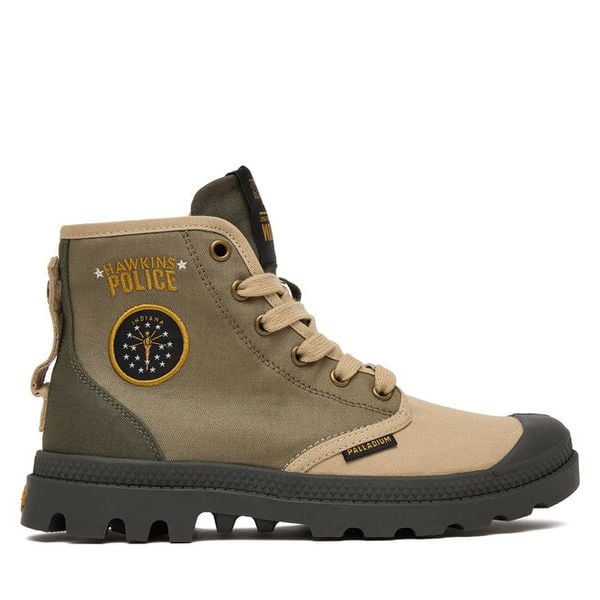 Trapery Palladium. Zielone trapery damskie Palladium, bez obcasa. Za 449.99 zł.