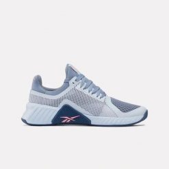 Damskie buty treningowe Reebok FLIP CHARGE 100272254 jasnoniebieskie. Niebieskie obuwie treningowe damskie Reebok, na fitness i siłownię. Za 209.00 zł.