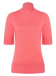 More & More Sweter w kolorze różowym rozmiar: 38. Różowe golfy damskie MORE & MORE, bez wzorów, z kaszmiru, bez ramiączek. Za 82.99 zł.