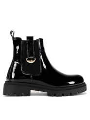 DeeZee Botki CS6365-05 Czarny. Czarne botki dziewczęce DeeZee, bez wzorów, z materiału, bez ramiączek. Za 139.99 zł.