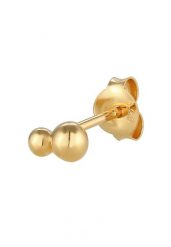 Elli Damskie kolczyki sztyfty kulki Geo Single Piece z kryształami ze srebra próby 925 Sterling Silver Kolczyki 1 ct. Szare kolczyki damskie Elli, srebrne, na sztyftcie. Za 177.64 zł.