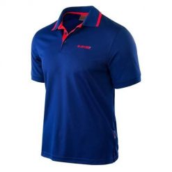 Koszulka sportowa męska Hi-Tec Site Quickdry. Niebieskie t-shirty sportowe męskie Hi-tec, m, z materiału, bez ramiączek. Za 41.69 zł.