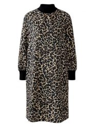 Miss Lagotte Sukienka w kolorze beżowo-czarnym rozmiar: 38. Brązowe sukienki damskie Miss Lagotte, bez wzorów, bez kołnierzyka, bez ramiączek, midi. Za 165.99 zł.