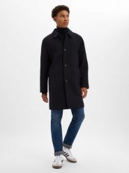 Selected płaszcz wełniany Mężczyźni czarny, XXL. Czarne płaszcze męskie Selected, m, bez wzorów, z wełny, biznesowe. Za 1,149.95 zł.