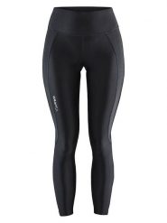 Craft Legginsy "ADV Essence Zip" w kolorze czarnym do biegania rozmiar: S. Czarne legginsy damskie Craft, s, bez wzorów, z podwyższonym stanem, do biegania. Za 130.99 zł.