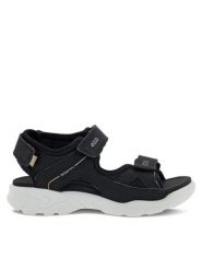 ECCO Sandały Biom Raft 70060251052 Czarny. Czarne sandały chłopięce ECCO, z materiału, bez zapięcia. Za 239.99 zł.