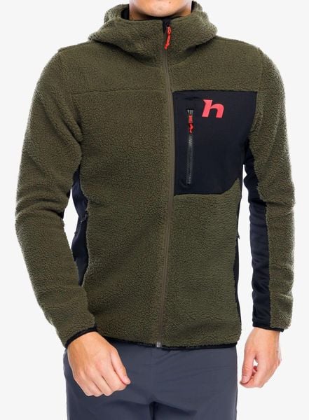 Kurtka polarowa męska Hannah Kodiak Hoody. Brązowe kurtki męskie Hannah, na zimę, l, bez wzorów, z polaru, z kapturem. Za 528.20 zł.