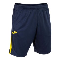 Szorty Joma Championship VII. Niebieskie szorty męskie Joma, bez wzorów, z materiału, sportowe. Za 114.80 zł.