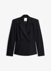 Żakiet z falbaną. Czerwone marynarki i żakiety damskie bonprix, bez wzorów, eleganckie. Za 74.99 zł.