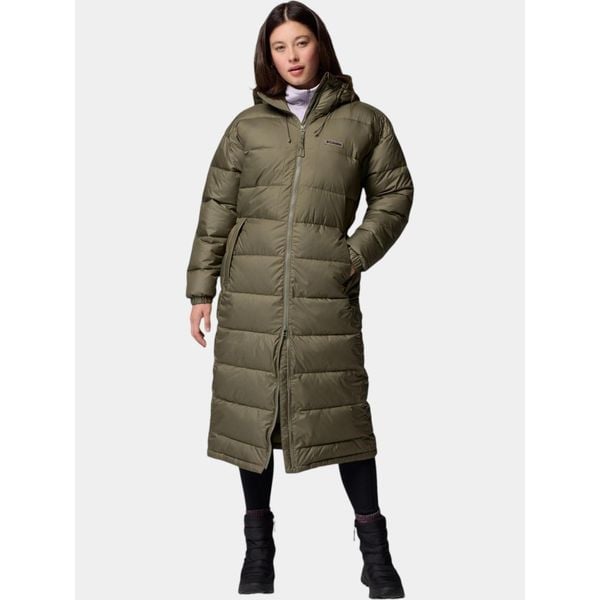 Płaszcz Zimowy Damski Columbia Pike Lake III Long. Zielone płaszcze damskie Columbia, na zimę, bez wzorów, z materiału, eleganckie. Za 999.00 zł.