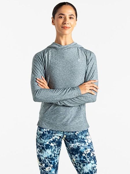 Dare 2b Bluza sportowa "Sprint City" w kolorze błękitnym rozmiar: 36. Niebieskie bluzy sportowe damskie Dare 2b, bez wzorów, z materiału, bez ramiączek, bez kaptura. Za 55.95 zł.