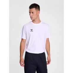 Koszulka hmlGO 2.0 T-SHIRT S/S. Białe t-shirty sportowe męskie HUMMEL, s, bez ramiączek, do piłki nożnej. Za 122.50 zł.