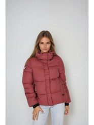 CANADA weather gear Kurtka zimowa w kolorze czerwonym rozmiar: M. Czerwone kurtki damskie CANADA weather gear, na zimę, m, bez wzorów, z puchu, bez kaptura. Za 290.95 zł.