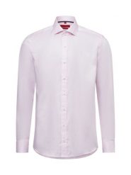 Finshley & Harding koszula biznesowa - Easy Care Mężczyźni Slim Fit Bawełna różowy, 43. Czerwone koszule męskie Finshley & Harding, m, bez wzorów, z bawełny, bez kołnierzyka, bez ramiączek. Za 119.95 zł.
