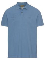 Camel Active Koszulka polo w kolorze niebieskim rozmiar: 5XL. Niebieskie koszulki polo męskie Camel Active, xl, bez wzorów, z bawełny, bez ramiączek. Za 100.52 zł.