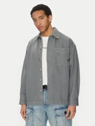 G-Star Raw Koszula D23007-D300 H116 Szary Boxy Fit. Szare koszule męskie G-Star, m, bez wzorów, bez kołnierzyka, bez ramiączek. Za 779.99 zł.