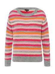 More & More Sweter w kolorze szaro-różowo-pomarańczowym rozmiar: 36. Pomarańczowe swetry klasyczne damskie MORE & MORE, z wełny, bez kołnierzyka. Za 149.31 zł.