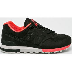 New Balance - Buty ML574ENC. Czarne buty sportowe na co dzień męskie New Balance, z materiału, bez zapięcia. W wyprzedaży za 399.90 zł.