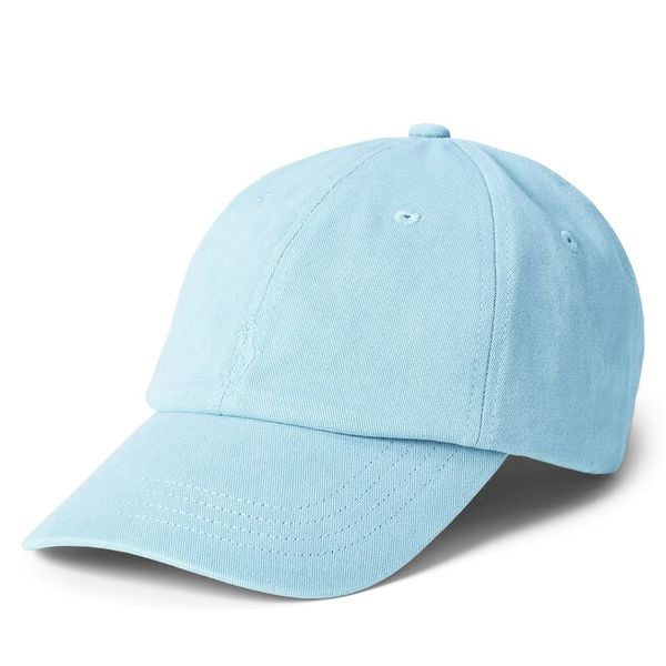 Czapka z daszkiem Polo Ralph Lauren. Niebieskie czapki z daszkiem damskie Polo Ralph Lauren, bez wzorów. Za 179.99 zł.