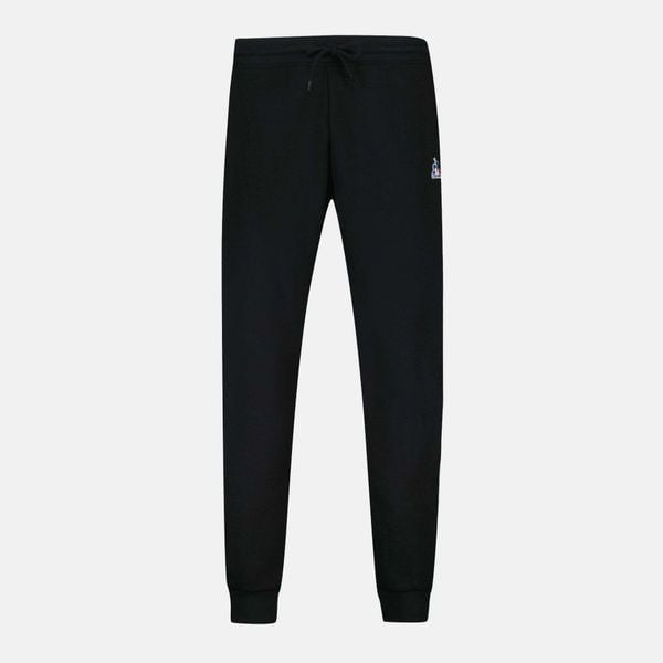 Spodnie do biegania Le Coq Sportif Essentiels N°1. Czarne spodnie materiałowe męskie Le Coq Sportif, bez wzorów, z poliesteru, klasyczne. Za 319.00 zł.