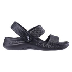 Sandały Martes Essentials Sand 92800598430 czarne. Czarne sandały damskie bez wzorów, bez obcasa. Za 80.59 zł.