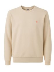 U.S. Polo Assn. Bluza w kolorze beżowym rozmiar: S. Brązowe bluzy bez kaptura męskie U.S. Polo Assn., s, z bawełny. Za 143.95 zł.