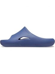 Crocs Klapki "Mellow" w kolorze niebieskim rozmiar: 46/47. Niebieskie klapki damskie Crocs, bez wzorów, bez obcasa. Za 118.84 zł.