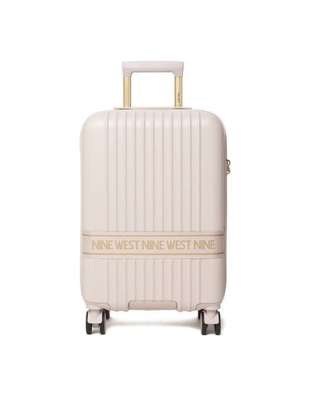 Nine West Walizka kabinowa CEO-NW-S-003-10 Różowy jasny. Czerwone walizki Nine West, bez wzorów, z tworzywa sztucznego. Za 299.99 zł.