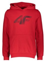 4F Bluza w kolorze czerwonym rozmiar: M. Czerwone bluzy z kapturem męskie 4f, m, z bawełny. Za 91.77 zł.