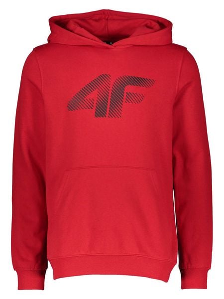 4F Bluza w kolorze czerwonym rozmiar: M. Czerwone bluzy z kapturem męskie 4f, m, z bawełny. Za 91.77 zł.