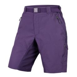Szorty damskie Endura Hummvee. Fioletowe szorty damskie ENDURA, bez wzorów, z materiału. Za 319.99 zł.
