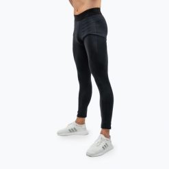 Legginsy NEBBIA Elevated. Czarne spodnie sportowe męskie Nebbia. Za 299.99 zł.