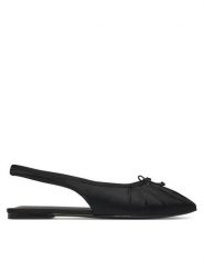 Aldo Sandały Arlet 14028258 Czarny. Czarne sandały damskie Aldo, bez wzorów, z materiału, bez obcasa, na płaskiej podeszwie. Za 219.99 zł.