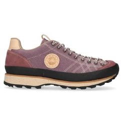 Buty trekkingowe Lomer Bio Naturale Canvas. Brązowe buty trekkingowe męskie LOMER, z bawełny, bez zapięcia, trekkingowe. Za 729.99 zł.