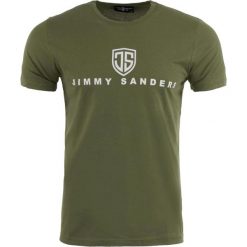 T-shirt męski Jimmy Sanders Vandigo khaki. Zielone t-shirty męskie 47 Brand, m, bez wzorów, z bawełny, bez kołnierzyka. Za 49.28 zł.