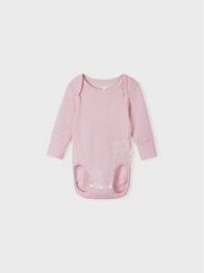 Reima Body dziecięce Utu 5200069A Różowy Regular Fit. Czerwone body niemowlęce Reima, bez wzorów, z wełny, bez ramiączek. Za 169.99 zł.